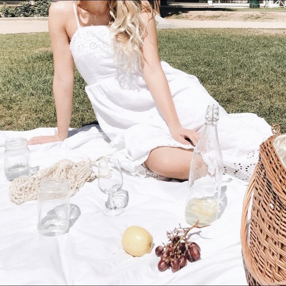 Boho Dress with Doily Detailing